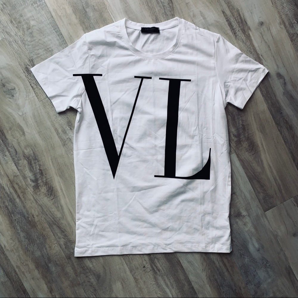 VALENTINO Large Logo Tee In White